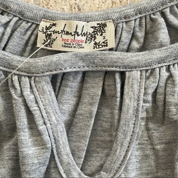 FREE PEOPLE Free to Be Heather Grey Cami Tank Size Medium. New with tags. - Picture 6 of 8